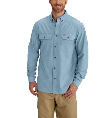 Koszula Carhartt Fort Solid Shirt Blue Chambray