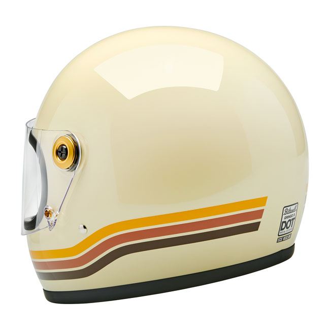 Kask Motocyklowy Biltwell Gringo S Vintage Desert Spectrum - obrazek 7