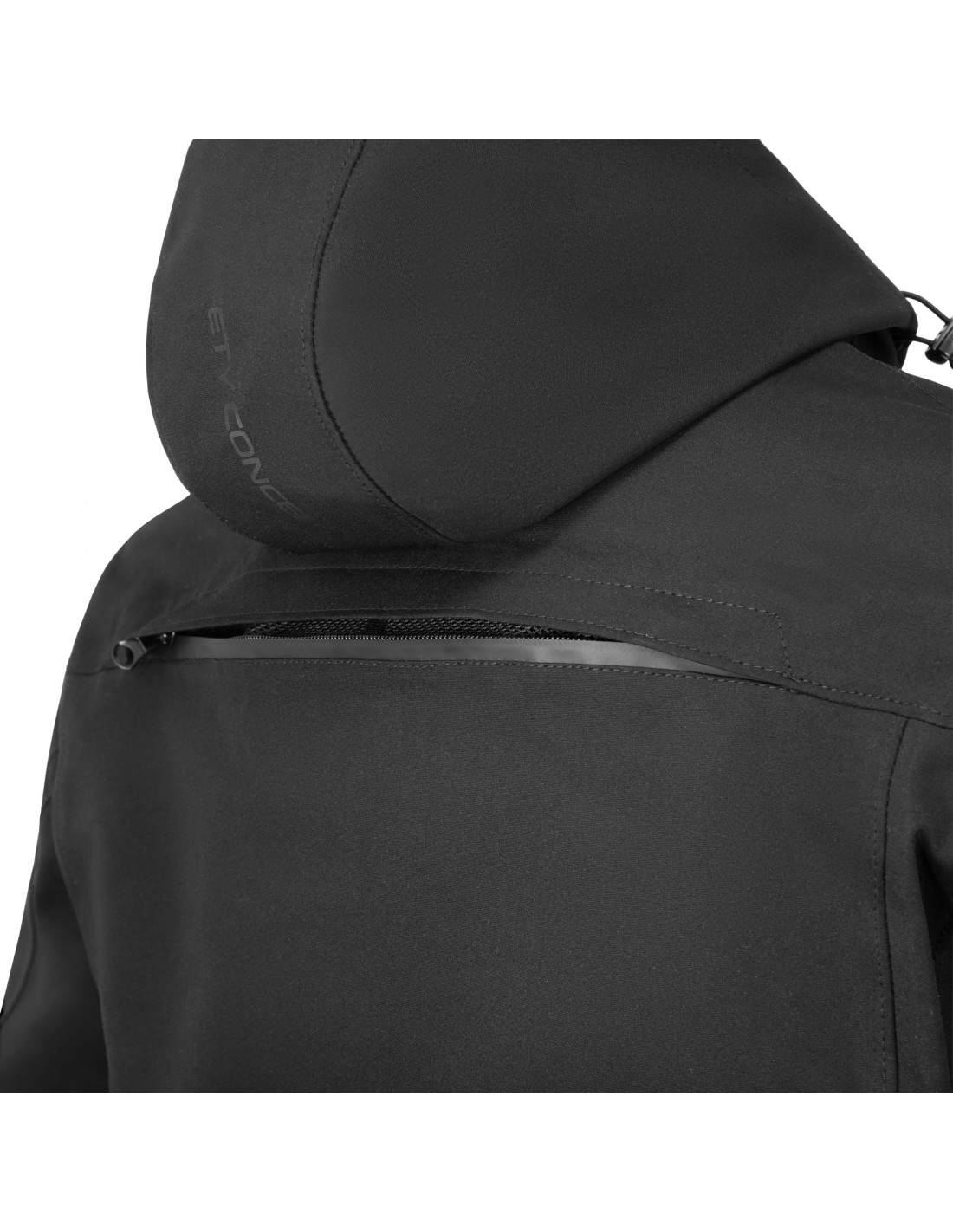 Kurtka Motocyklowa Softshell Seca District Black - obrazek 3