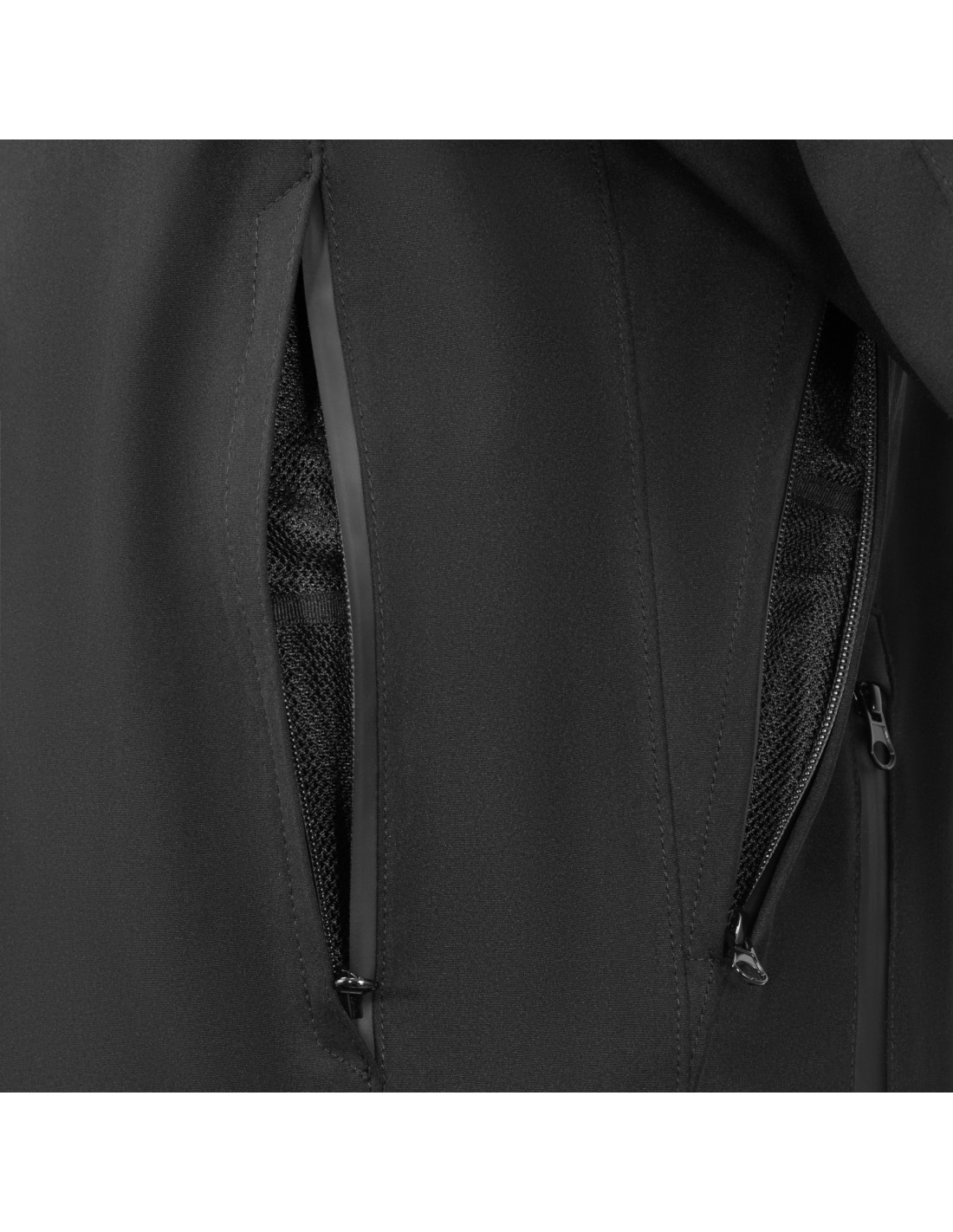 Kurtka Motocyklowa Softshell Seca District Black - obrazek 4