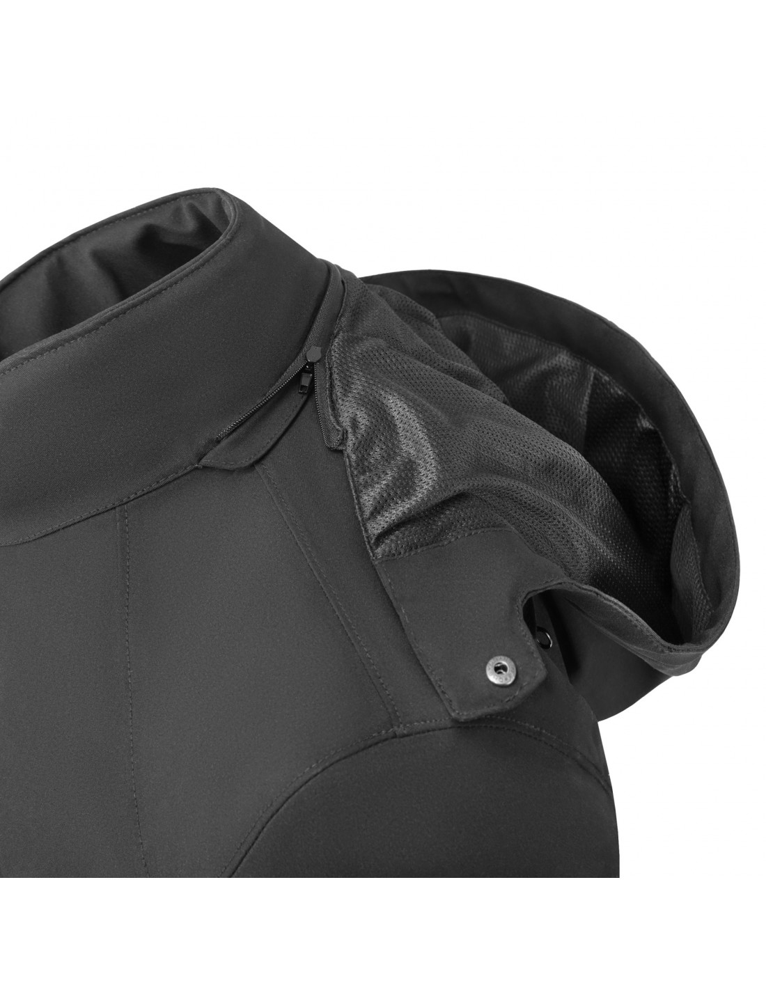 Kurtka Motocyklowa Softshell Seca District Black - obrazek 5