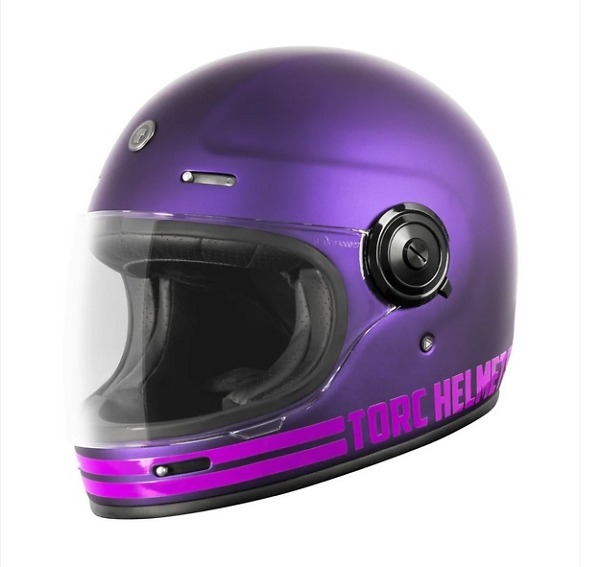 Kask TORC Newport T-1 Retro Full Face Cali Iridecent Purple