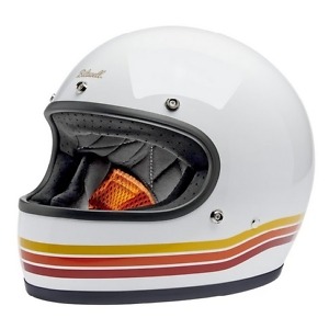 Kask Motocyklowy Biltwell Gringo Sunset Spectrum White