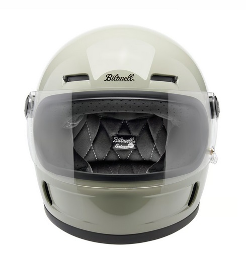 Kask Motocyklowy Biltwell Gringo SV Chalk Grey - obrazek 4