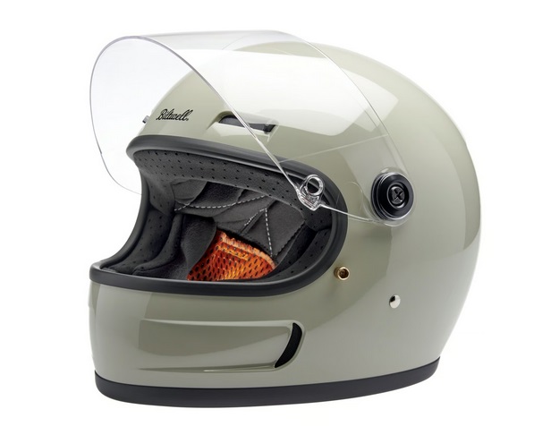 Kask Motocyklowy Biltwell Gringo SV Chalk Grey - obrazek 6