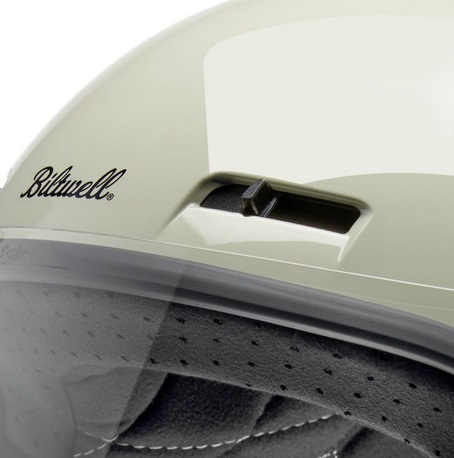 Kask Motocyklowy Biltwell Gringo SV Chalk Grey - obrazek 8