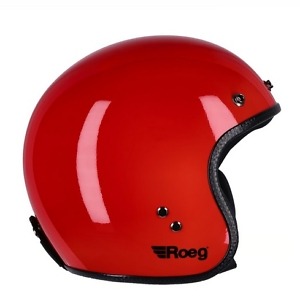 Kask Motocyklowy Otwarty Roeg Jett Flaming Red