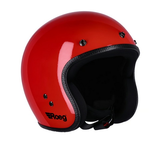 Kask Motocyklowy Otwarty Roeg Jett Flaming Red - obrazek 2