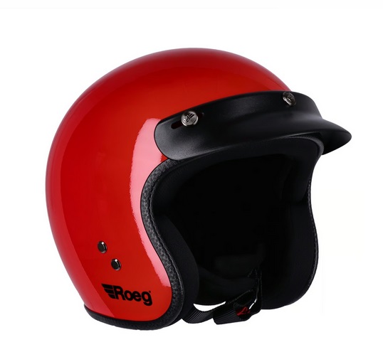 Kask Motocyklowy Otwarty Roeg Jett Flaming Red - obrazek 5