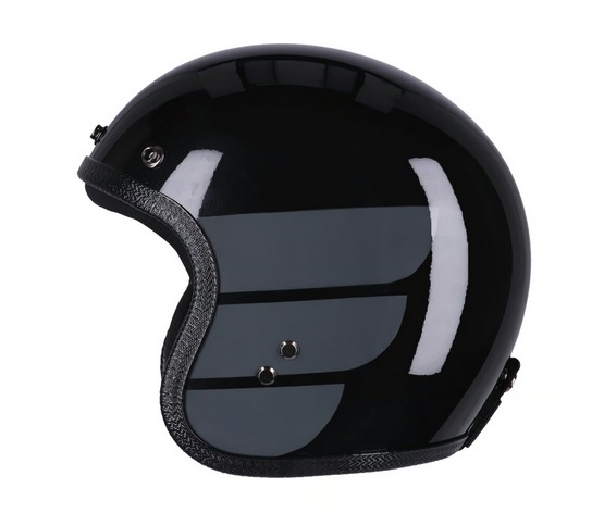 Kask Motocyklowy Otwarty Roeg Jett Wings Gloss Black - obrazek 3