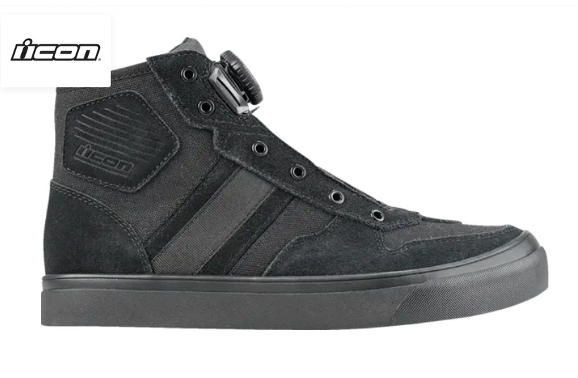 Buty Motocyklowe Trampki ICON DOG DAYS CE Stealth - obrazek 3