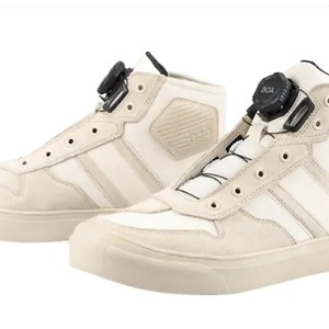 Buty Motocyklowe Trampki ICON DOG DAYS CE White