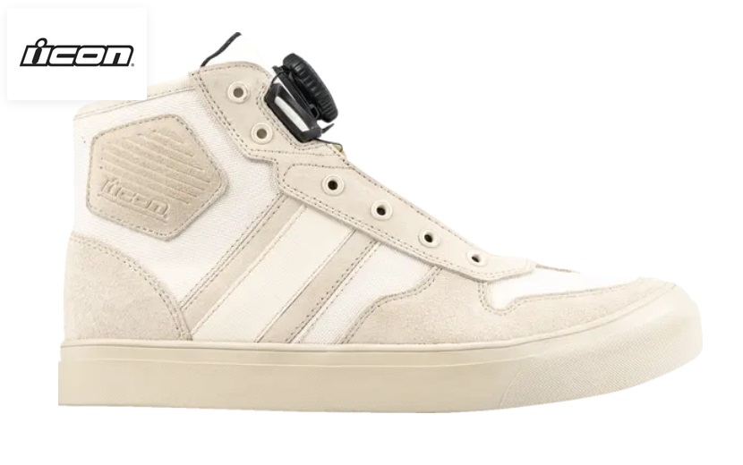 Buty Motocyklowe Trampki ICON DOG DAYS CE White - obrazek 2