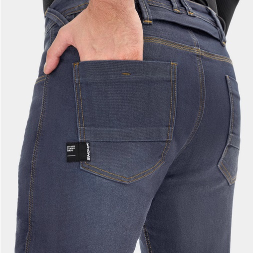 Jeansy Motocyklowe SHIMA Ridge AAA Mono Blue - obrazek 7