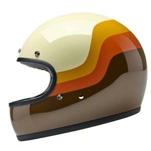Kask Motocyklowy Biltwell Gringo 20th Anniversary Brown