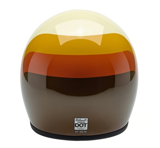 Kask Motocyklowy Biltwell Gringo 20th Anniversary Brown - obrazek 4