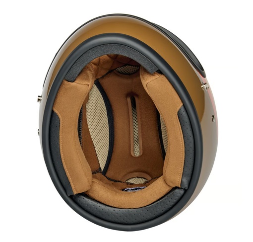 Kask Motocyklowy Biltwell Gringo 20th Anniversary Brown - obrazek 6