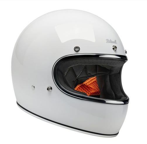 Kask Motocyklowy Biltwell Gringo Gloss White - obrazek 2