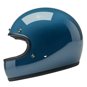 Kask Motocyklowy Biltwell Gringo Gloss Greystone Blue