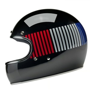 Kask Motocyklowy Biltwell Gringo RWB Raceflow Black