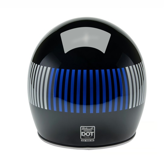 Kask Motocyklowy Biltwell Gringo RWB Raceflow Black - obrazek 3