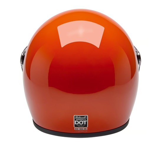 Kask Motocyklowy Biltwell Gringo S Gloss Hazard Orange - obrazek 5