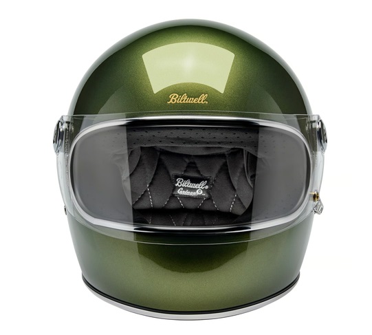 Kask Motocyklowy Biltwell Gringo S Metallic Dart Green - obrazek 4