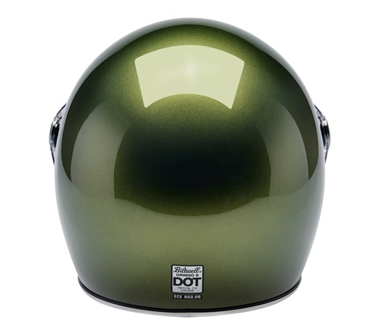 Kask Motocyklowy Biltwell Gringo S Metallic Dart Green - obrazek 5