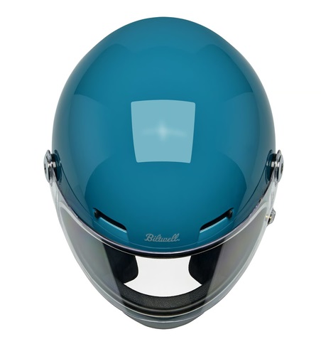 Kask Motocyklowy Biltwell Gringo SV Gloss Atlantic Teal - obrazek 6