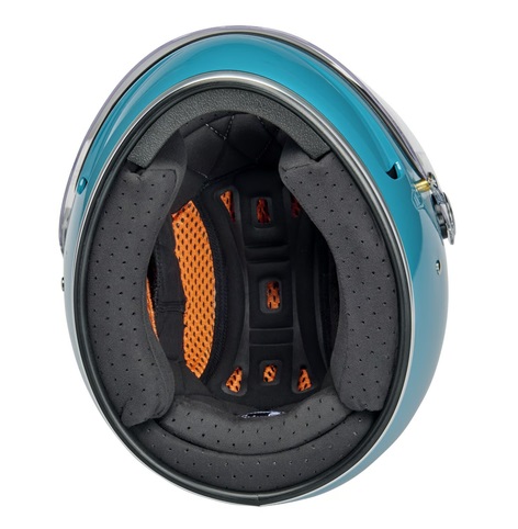 Kask Motocyklowy Biltwell Gringo SV Gloss Atlantic Teal - obrazek 7