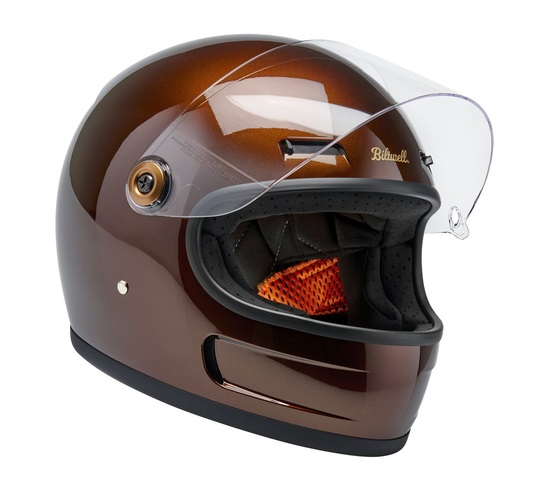 Kask Motocyklowy Biltwell Gringo SV Metallic Whiskey - obrazek 3
