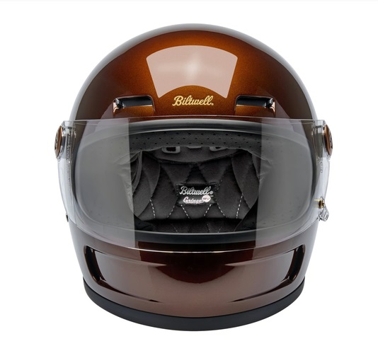 Kask Motocyklowy Biltwell Gringo SV Metallic Whiskey - obrazek 4
