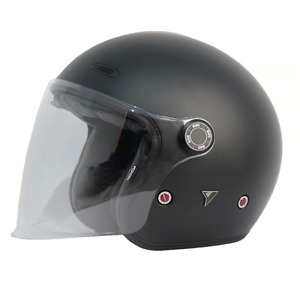 Kask Motocyklowy Otwarty By City Metropolitan Matte Black