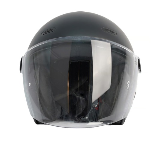 Kask Motocyklowy Otwarty By City Metropolitan Matte Black - obrazek 4