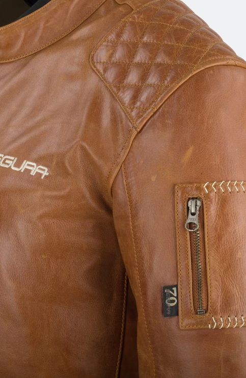 Kurtka Skórzana Motocyklowa SEGURA Dimaggio Brown - obrazek 3