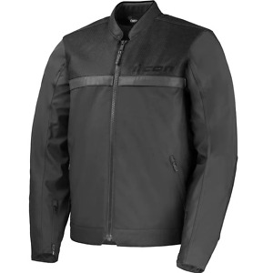Kurtka Motocyklowa Tekstylna ICON Midhawk Black