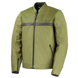Kurtka Motocyklowa Tekstylna ICON Midhawk Green